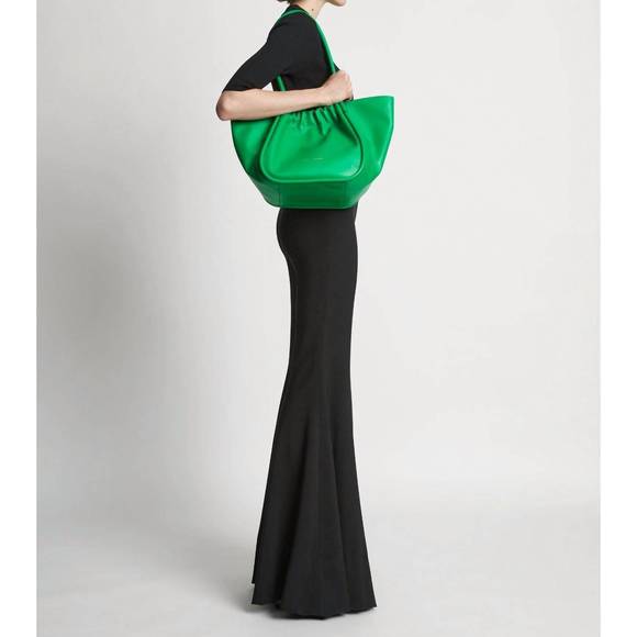 NEW PROENZA SCHOULER ruched tote bag in bottle green - Picture 5 of 6